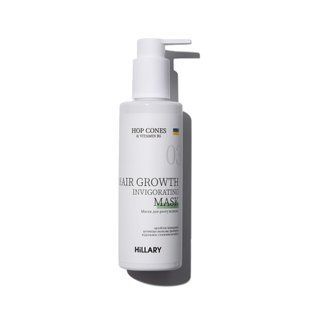 Маска для росту волосся Hillary Hop Cones & B5 Hair Growth Invigorating, 200 мл HI-07-475 фото