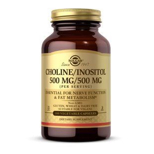 Choline/Inositol 500 mg/500 mg - 100 vcaps 2023-10-3679 фото