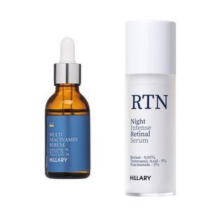Набір для звуження пор та інтенсивного догляду вночі Hillary Night Pore Minimizing & Intensive Care Kit K-11-787 фото