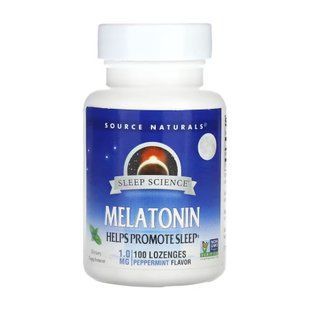 Sleep Science&reg; Melatonin 1mg Peppermint - 100 lozenges 2023-10-4336 фото