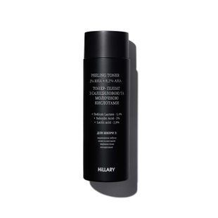 Тонер-пілінг з саліциловою та молочною кислотами HiLLARY Peeling Toner 2% ВHA + 8,2% AНА, 100 мл HI-08-378 фото