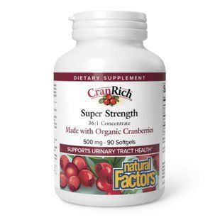CranRich&reg;️ Super Strength Organic Cranberry Concentrate 500mg - 90 softgels 2023-10-3836 фото