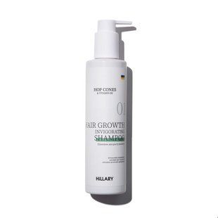 Шампунь для росту волосся Hillary Hop Cones & B5 Hair Growth Invigorating, 250 мл HI-07-203 фото