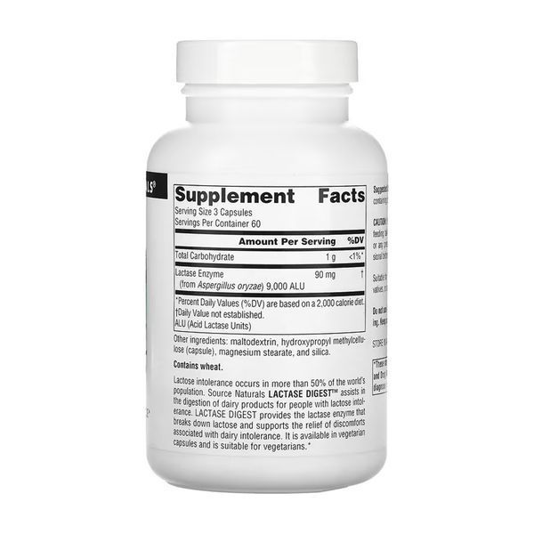 Lactase Digest 30 mg - 90 caps 2023-10-6486 фото