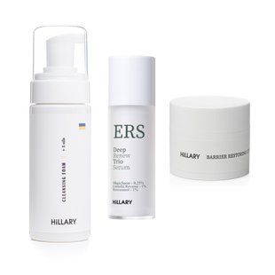 Комплекс базового догляду для оновлення та захисту шкіри Hillary Basic Care Skin Renewal & Protection Set K-11-002 фото