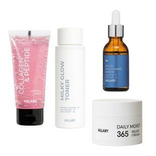 Набір для пружності та інтенсивного зволоження шкіри обличчя Hillary Firming & Intense Hydration Facial Set K-11-468 фото