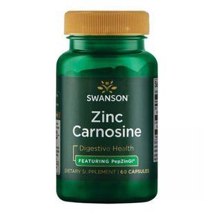 Zinc Carnosine Featuring Pepzingi - 60 сaps 2023-10-2739 фото