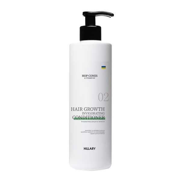 Кондиціонер для росту волосся Hillary Hop Cones & B5 Hair Growth Invigorating, 500 мл HI-07-540 фото