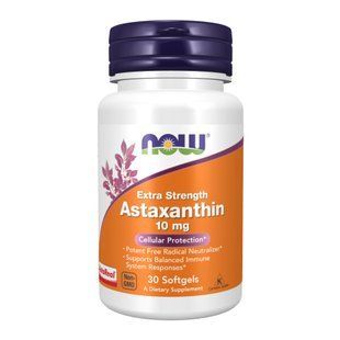 Astaxanthin Extra Strength 10mg - 30 softgels 2023-10-4505 фото