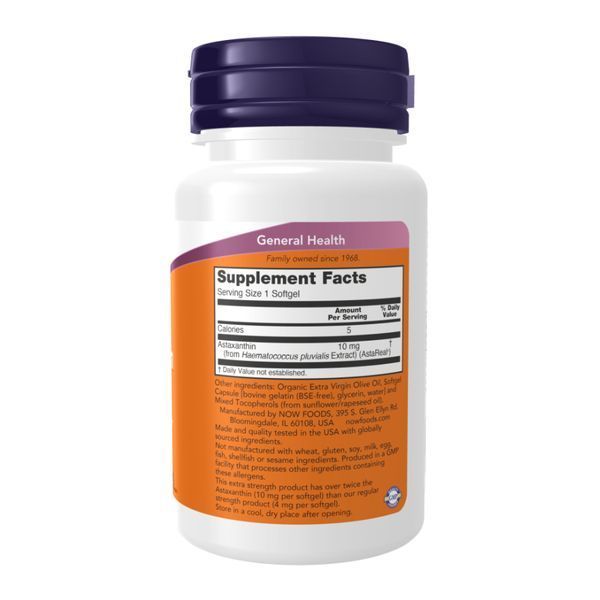 Astaxanthin Extra Strength 10mg - 30 softgels 2023-10-4505 фото