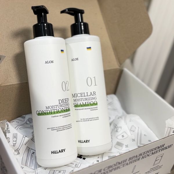 Глибоко зволожувальний кондиціонер Aloe Hillary Aloe Deep Moisturizing Сonditioner, 500 мл HI-07-776 фото