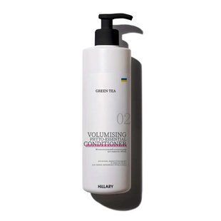 Фітоесенціальний кондиціонер для надання об&rsquo;єму Green Tea Hillary Green Tea Volumising Phyto-essential Conditioner, 500 мл HI-07-030 фото