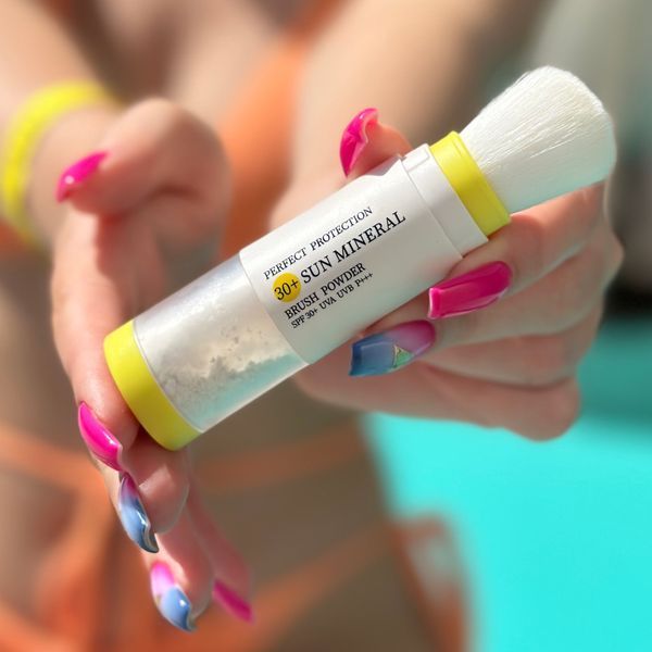 Сонцезахисна мінеральна пудра прозора з SPF 30+ Hillary Perfect Protection Sun Mineral Brush Powder Sheer Matte SPF 30+, 4 г HI-08-668 фото