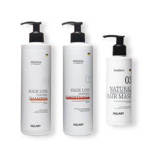 Комплекс Serenoa & РР Hair Loss Control + Натуральна маска Bamboo K-11-236 фото