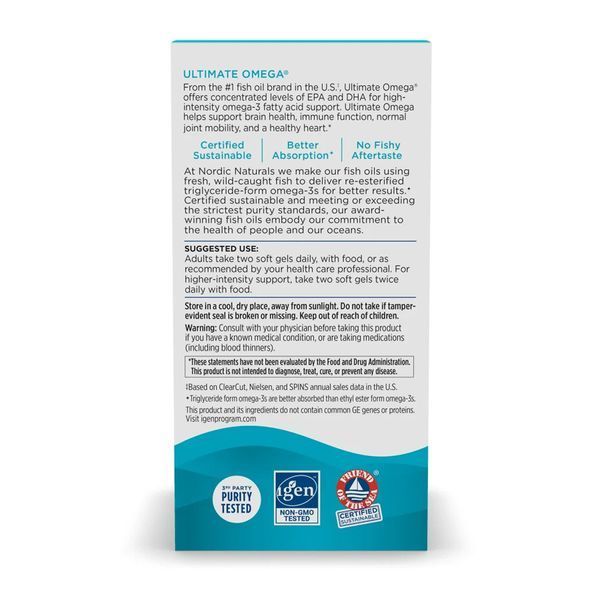 Ultimate Omega - 120 softgels 2023-10-5968 фото