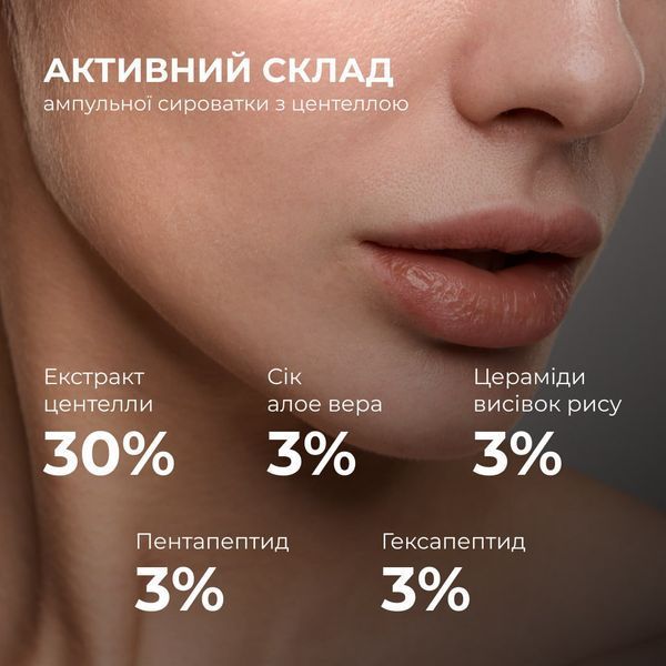 Ампульна сироватка з центеллою Hillary Ampoule Centella Serum, 30 мл K-08-674 фото