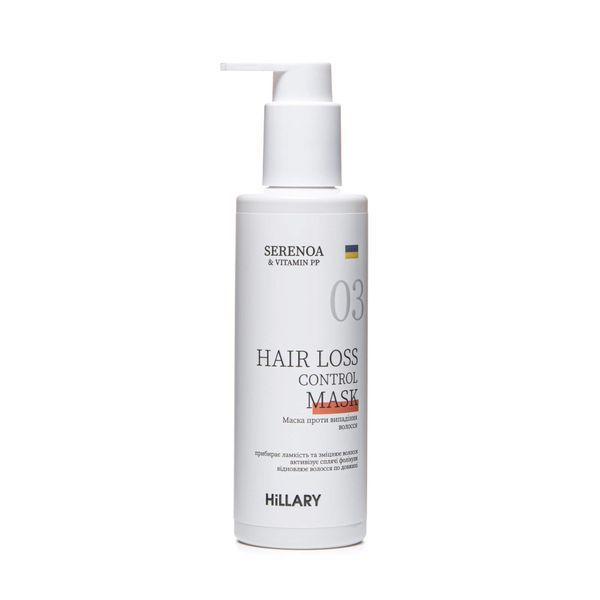 Маска проти випадіння волосся Hillary Serenoa & РР Hair Loss Control Mask, 200 мл HI-07-870 фото