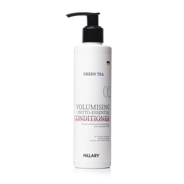 Фітоесенціальний кондиціонер для надання об&rsquo;єму Green Tea Hillary Green Tea Volumising Phyto-essential Conditioner, 250 мл HI-07-174 фото
