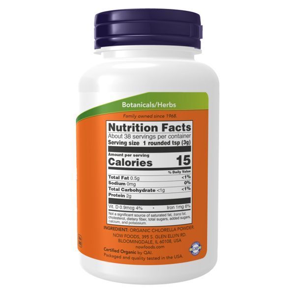 Organic Chlorella Pure Powder - 113g 2022-10-2599 фото