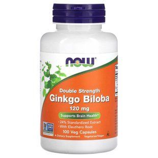 Ginkgo Biloba 120mg - 100 vcaps 2022-10-0709 фото
