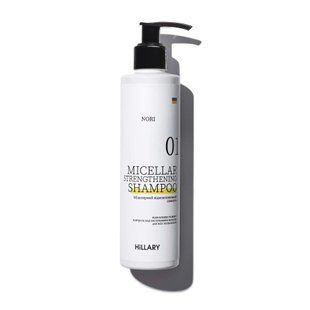 Міцелярний відновлювальний шампунь Norі Hillary Nori Micellar Strengthening Shampoo, 250 мл HI-07-352 фото