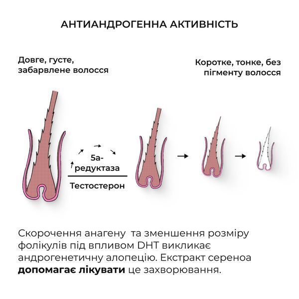 Шампунь проти випадіння волосся Hillary Serenoa & РР Hair Loss Control Shampoo, 500 мл HI-07-450 фото