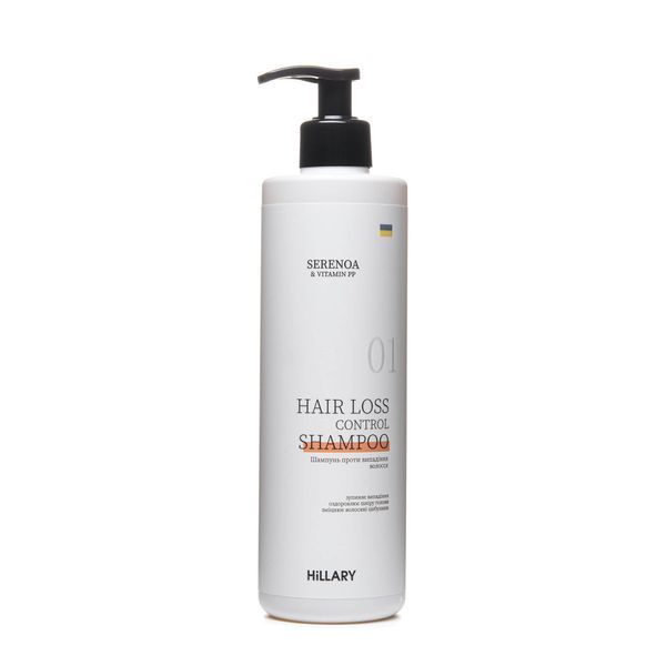 Шампунь проти випадіння волосся Hillary Serenoa & РР Hair Loss Control Shampoo, 500 мл HI-07-450 фото