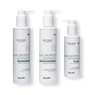 Комплекс для росту волосся Hillary Hop Cones & B5 Hair Growth Invigorating HI-11-463 фото