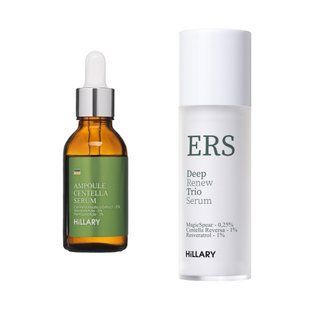 Набір інтенсивного догляду проти зморшок і почервоніння Hillary Intensive Anti-Wrinkle & Redness Care Kit K-11-597 фото
