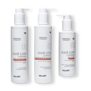 Комплекс проти випадіння волосся Hillary Serenoa & РР Hair Loss Control HI-11-080 фото