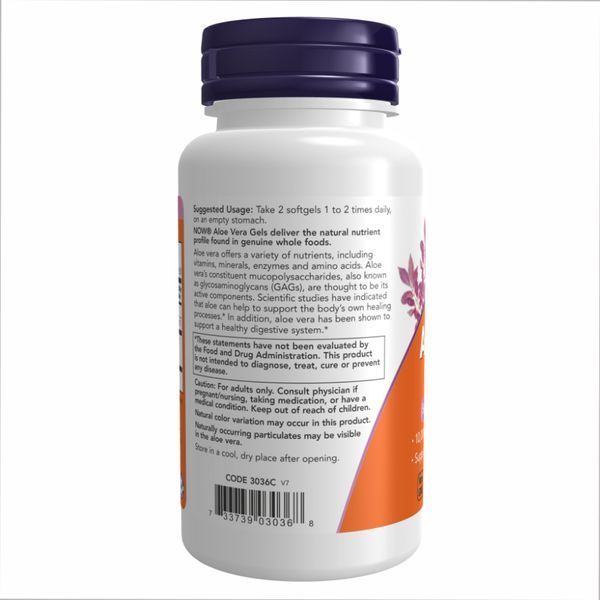 Aloe Vera Gels - 100 softgels 100-17-9343729-20 фото