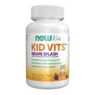 Kid Vits&trade; Grape Splash - 120 Chewable tabs 2023-10-5837 фото