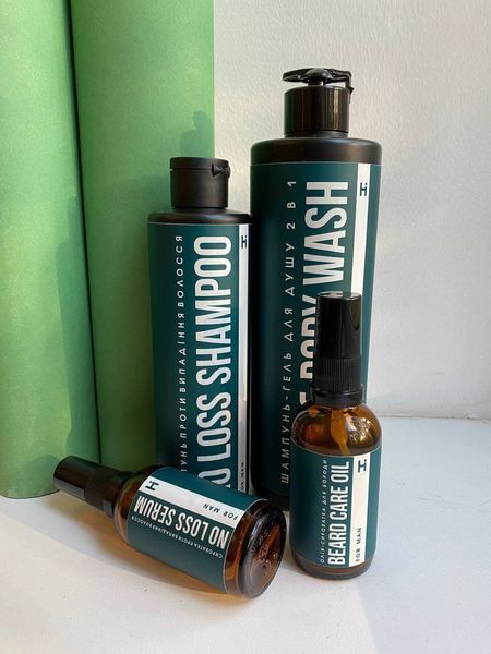 Шампунь-гель для душу 2 в 1 Hillary Hair & Вody Wash For Man, 500 мл HI-01-323 фото