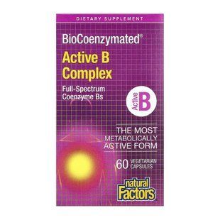 BioCoenzymated Active B Complex - 60 caps 2023-10-7543 фото