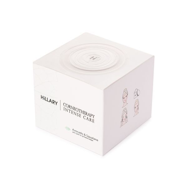 Крем для сухої та чутливої шкіри Hillary Corneotherapy Intense Сare Avocado & Squalane, 50 мл HI-08-452 фото