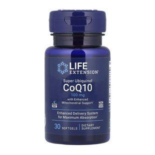 Super Ubiquinol CoQ10 with Enhanced Mitochondrial Support&trade; 100 mg - 30 softgels 2023-10-6354 фото