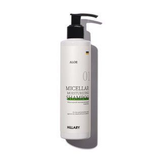 Міцелярний зволожувальний шампунь Aloe Hillary Aloe Micellar Moisturizing Shampoo, 250 мл HI-07-294 фото