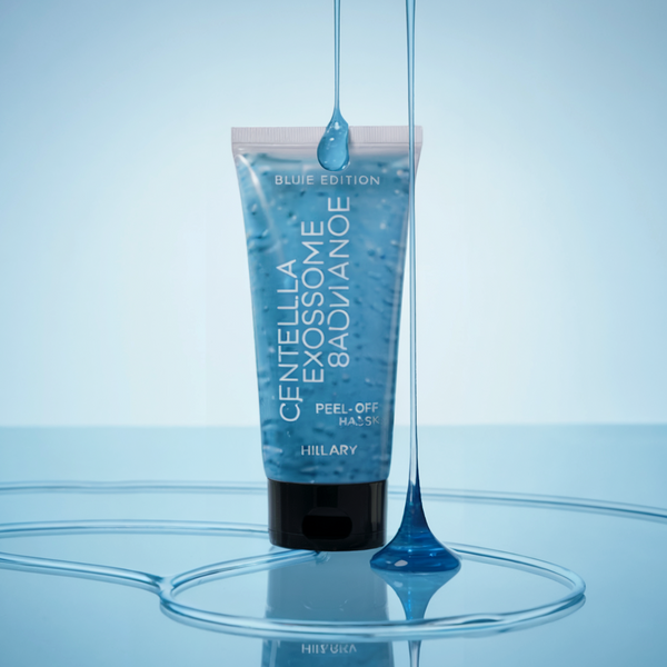 Сяюча маска-плівка з екзосомами центели Hillary Centella Exosome Radiance Peel-Off Mask (Blue Edition), 90 мл HI-08-797 фото