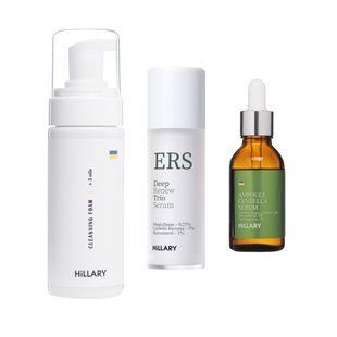 Набір для оновлення та заспокоєння шкіри Hillary Skin Renewal & Calming Kit K-11-920 фото