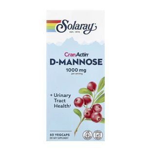 CranActin D-Mannose 1000mg - 60 vcaps 2023-10-5844 фото