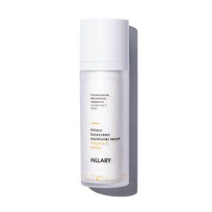 Сонцезахисна зволожуюча сироватка з вітаміном С SPF30 Hillary Sunscreen moisturier serum Vitamin C SPF30, 30 мл HI-08-470 фото