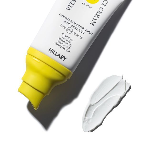 Сонцезахисний крем для обличчя SPF 30+ Hillary VitaSun Daily Protect Cream, 40 мл HI-08-400 фото