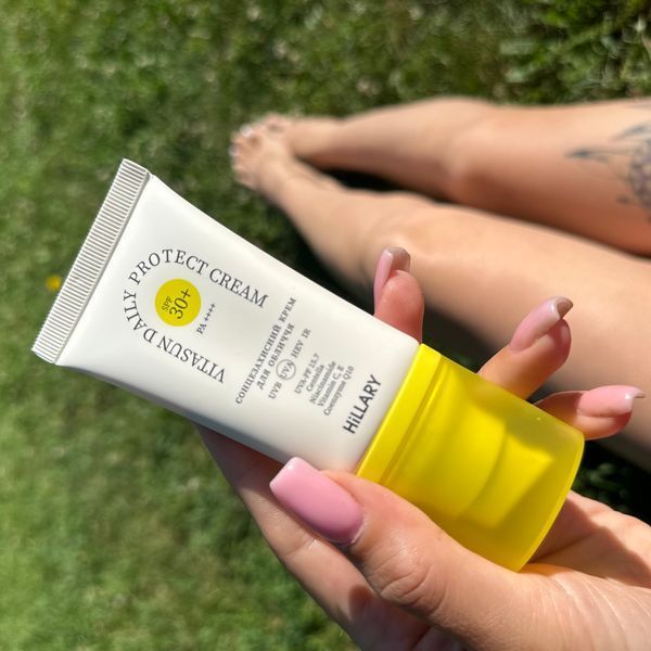 Сонцезахисний крем для обличчя SPF 30+ Hillary VitaSun Daily Protect Cream, 40 мл HI-08-400 фото