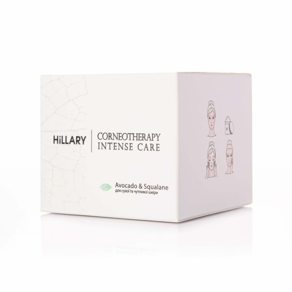 Гіалуронова сироватка Smart Hyaluronic + Крем для сухої та чутливої шкіри Avocado & Squalane HI-11-674 фото