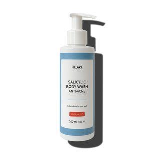 Очищувальний гель для тіла з саліциловою кислотою Hillary Anti-Acne Salicylic Body Wash, 200 мл HI-01-427 фото