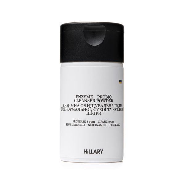 Ензимна очищувальна пудра для нормальної, сухої та чутливої шкіри Hillary Enzyme Probio Cleanser Powder, 40 г HI-08-012 фото