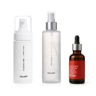 Комплекс для сухого типу шкіри з азелаїновою кислотою Hillary Skincare Set for Dry Skin with Azelaic Acid K-11-712 фото