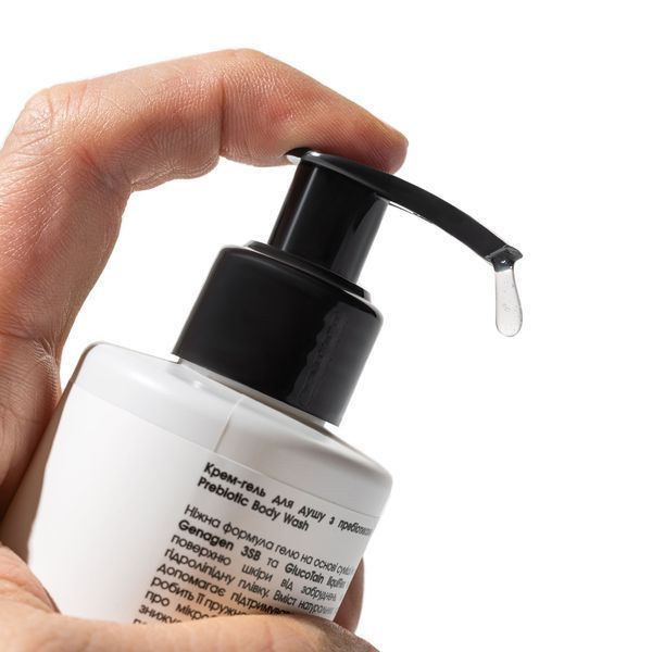 Крем-гель для душу з пребіотиками Hillary Microbiome Care Prebiotic Body Wash, 250 мл HI-01-627 фото