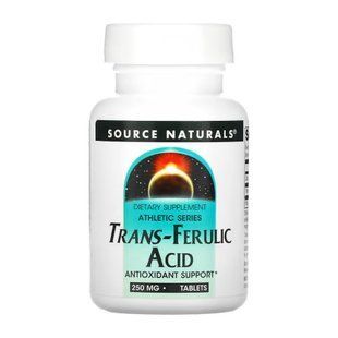 Trans-Ferulic Acid 250mg - 30 tabs 2023-10-5287 фото