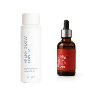 Набір проти тьмяності, постакне та пігментації Hillary Anti-Dullness & Post-Acne Brightening Set K-11-368 фото